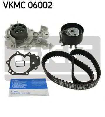 VKMC 06002 SKF - Насос охолоджуючої рідини + комплект зубчатого ремня1